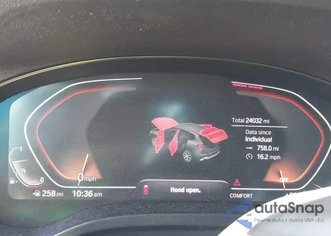 2022 BMW X3 xDrive30I z USA, uszkodzony, nr VIN 5UX53DP00N9K59857